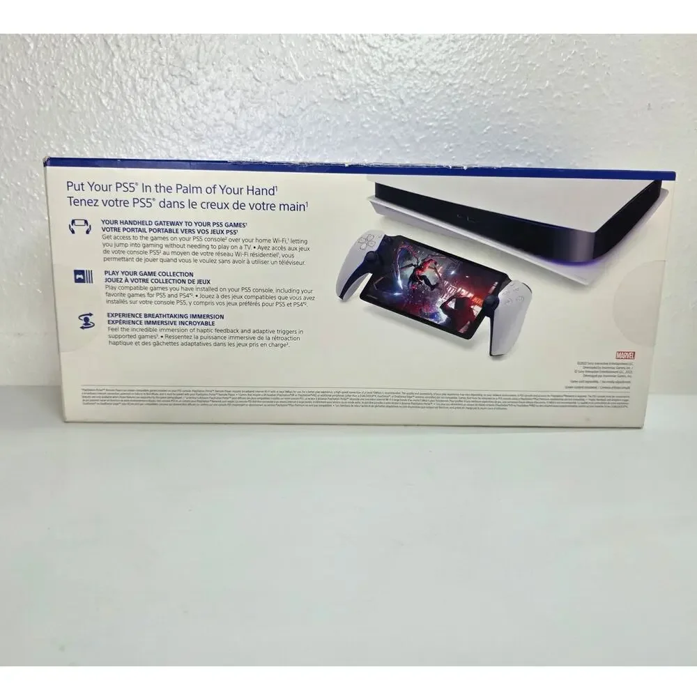 PlayStation Portal Remote Player Handheld Portable Console in White For PS5 PS4
